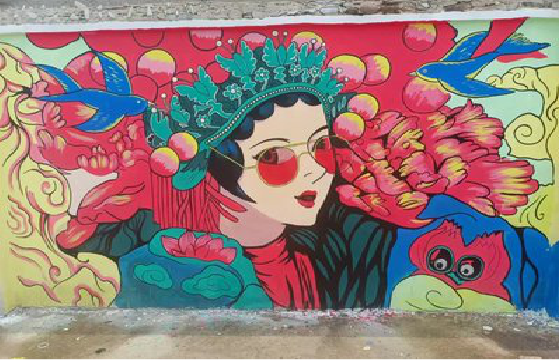 福州市墙体彩绘-网红墙