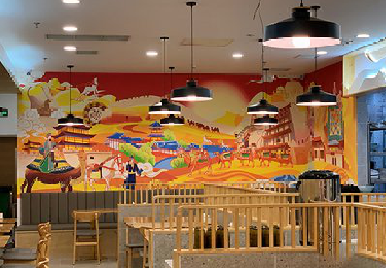 福州市商业空间彩绘介绍。