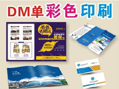 福州市单页印刷，色彩搭配简单。