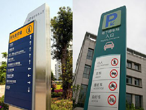 福州市导向标识的设计作用。